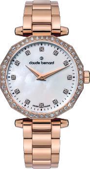 Reloj Claude Bernard Mujer 20232 37RM NAPR Swiss Made Acero Rose Analógico
