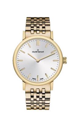 Reloj Claude Bernard Mujer 20233 37JM AID Swiss Made Acero Dorado Analógico
