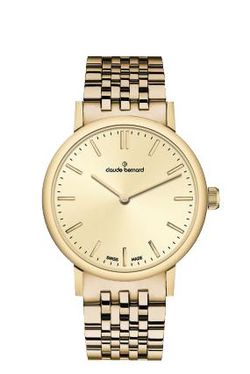 Reloj Claude Bernard Mujer 20233 37JM DI Swiss Made Acero Dorado Analógico