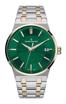 Reloj Claude Bernard Mujer 50505 357JM VID Swiss Made Acero Bicolor Dorado Analógico