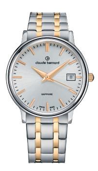 Reloj Claude Bernard Mujer 54005 357JM AID Swiss Made Acero Bicolor Dorado Analógico