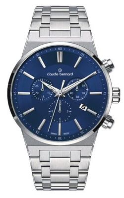 Reloj Claude Bernard Unisex 10264 3M BUIN Swiss Made Cronógrafo Acero Analógico