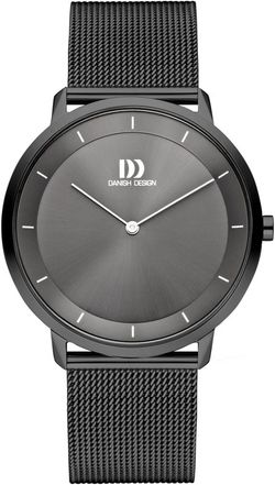 Relógio masculino de design dinamarquês Q1258IQ66 aço preto