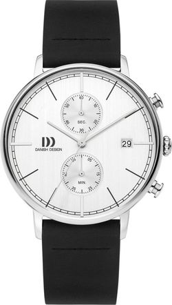 Rellotge Danish Design Home Q1290IQ12 Pell Negre