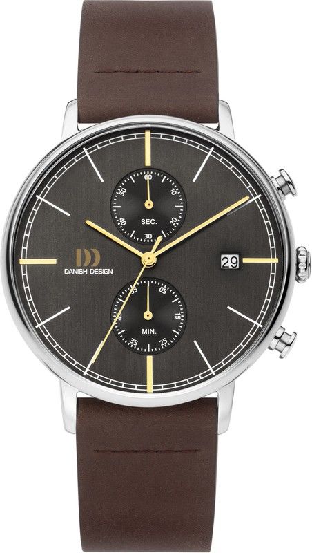 Montre pour homme Danish Design Q1290IQ23 en cuir marron