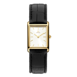 Reloj Danish Design Mujer Q1298IV15 Marie Piel Negra Acero Dorado
