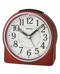 Reloj De Pared Seiko QHE198R Rojo Analógico
