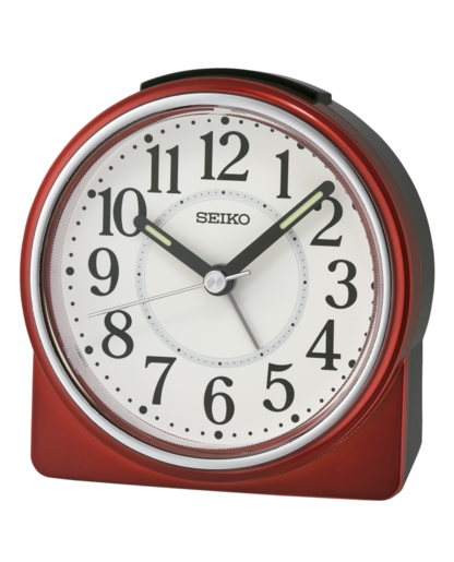 Reloj De Pared Seiko QHE198R Rojo Analógico
