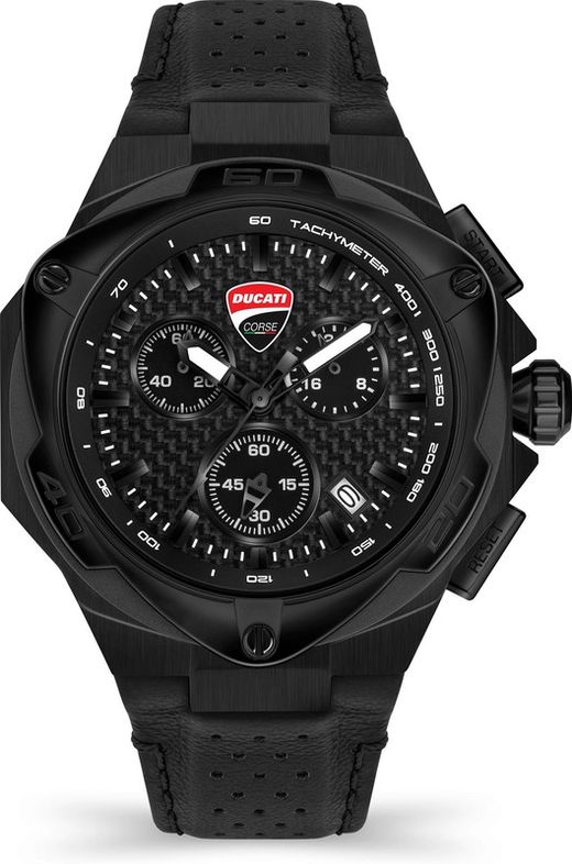 Rellotge Ducati Home DTWGC2019003 Pell Negre