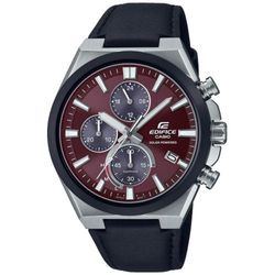 Edifice Casio EFS-S630BL-5AVUEF Sort læderur