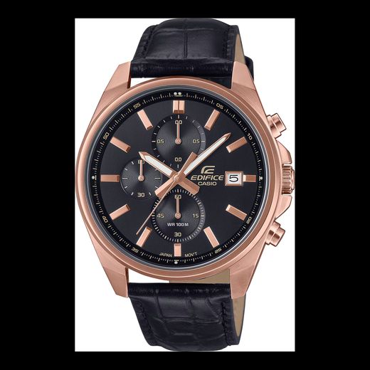 Reloj Edifice Casio EFV-610ECL-1A Piel Negra
