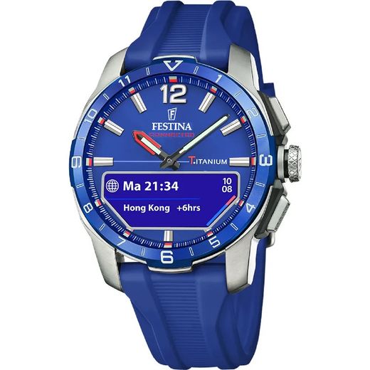 Montre Festina Connected F23000/3 Smartwatch Sport Bleu Électrique