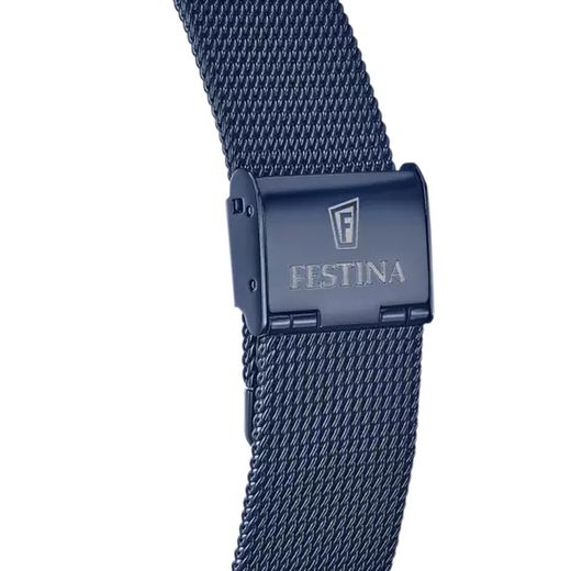 Festina Men's Automatic Watch F20574/1 Steel Blue Mat