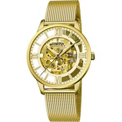 Festina Men's Automatic Watch F20667/1 Gold-Tone Steel