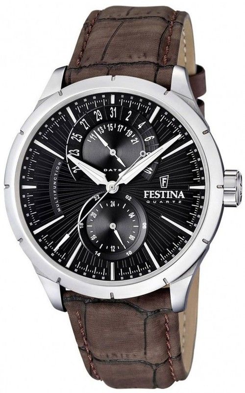 Rellotge Festina Home F16573/4 Pell Marró
