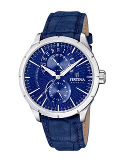 Reloj Festina Hombre F16573/7 Piel Azul