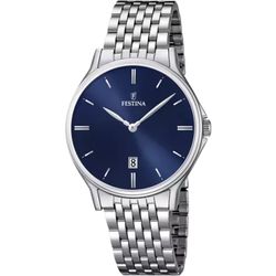 Relógio masculino Festina F16744/3 em aço