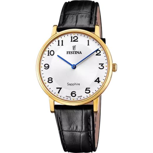Festina Herreur F20016/5 Sort Læder