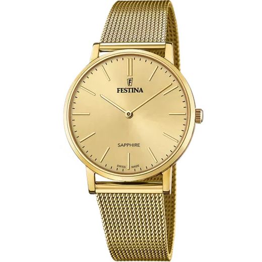 Relógio Festina Masculino F20022/2 Ouro