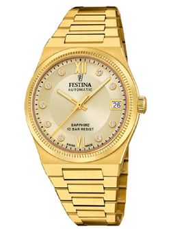 Reloj Festina Hombre F20033/2 Dorado Automático