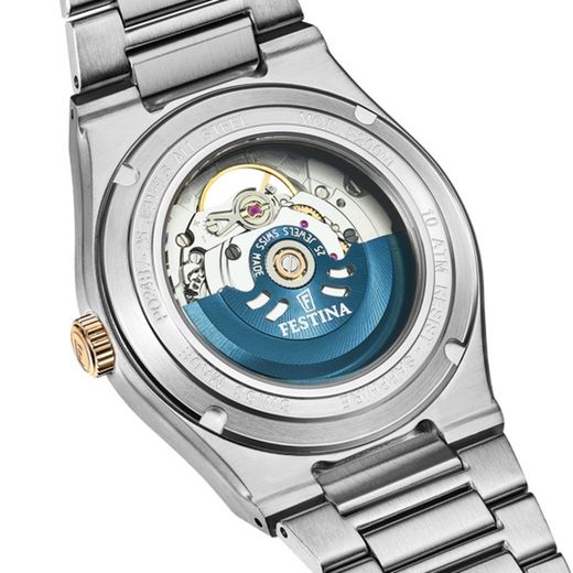 Festina Men's Watch F20061/3 Two-Tone Steel Pink Automatic