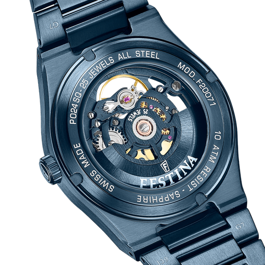 Reloj Festina Hombre F20071/1 Acero Azul Automático