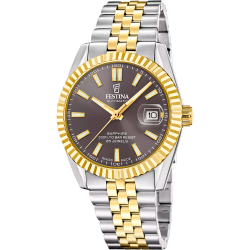 Reloj Festina Hombre F20091/3 Swiss Made Acero Bicolor Dorado Automático
