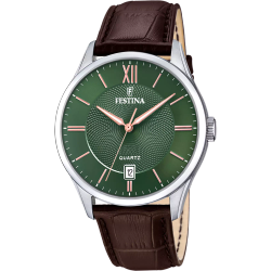 Reloj Festina Hombre F20426/8 Acero Piel Marrón Analógico