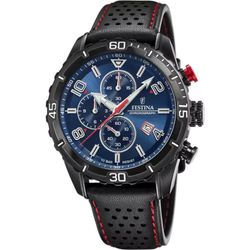 Festina Herrenuhr F20519/2 Schwarzes Leder