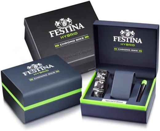 Festina Herreur F20548/2 Stål Sort Grøn