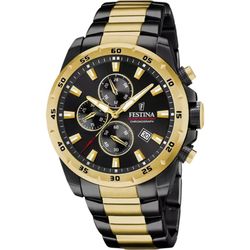 Festina Herrenuhr F20563/1 Schwarzer Stahl