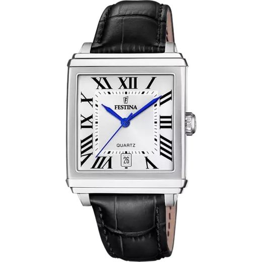 Relógio masculino Festina F20681/1 couro preto