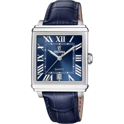 Reloj Festina Hombre F20681/9 Piel Azul Acero Analógico