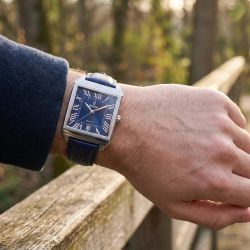 Reloj Festina Hombre F20681/9 Piel Azul Acero Analógico
