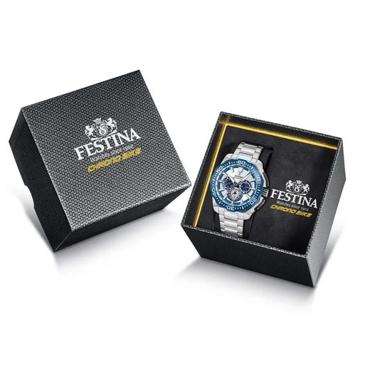 Relógio Festina Masculino F20724/1 Aço Cronógrafo Bike