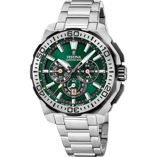 Reloj Festina Hombre F20724/3 Acero Chrono Bike Verde