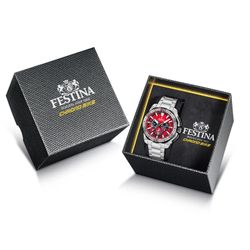 Festina Men's Watch F20724/5 Steel Chrono Bike Red
