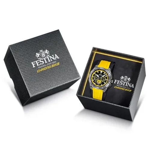 Reloj Festina Hombre F20725/1 Sport Amarillo Chrono Bike