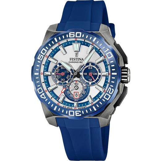 Relógio Festina Masculino F20725/4 Sport Blue Chrono Bike