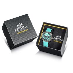Festina Herrenuhr F20726/2 Sport Türkis Chrono Bike