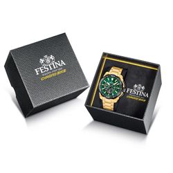Reloj Festina Hombre F20727/2 Dorado Chrono Bike
