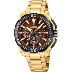 Reloj Festina Hombre F20727/3 Dorado Chrono Bike