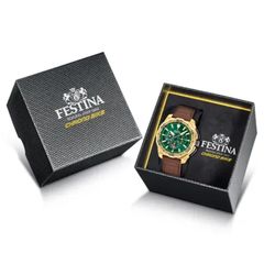 Reloj Festina Hombre F20728/2 Piel Marrón Chrono Bike