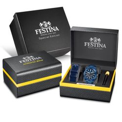 Reloj Festina Hombre F20729/1 Acero Azul Chrono Bike Especial Edition