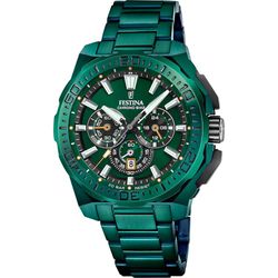 Reloj Festina Hombre F20730/1 Acero Verde Chrono Bike Especial Edition