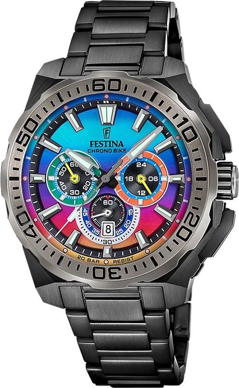 Reloj Festina Hombre F20731/2 Acero Negro Chrono Bike Limited Edition