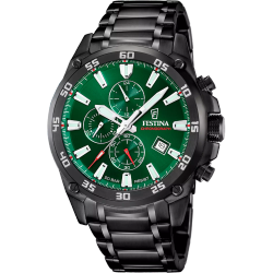 Reloj Festina Hombre F20735/2 Cronógrafo Acero Negro