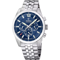 Reloj Festina Hombre F20742/1 Cronógrafo Acero Plateado