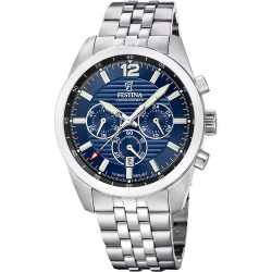 Reloj Festina Hombre F20742/4 Cronógrafo Acero Plateado