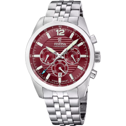 Reloj Festina Hombre F20742/6 Acero Cronógrafo Analógico